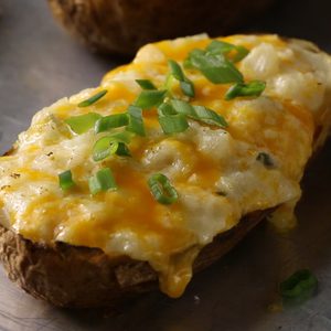 Cheesy Stuffed Baked Potatoes