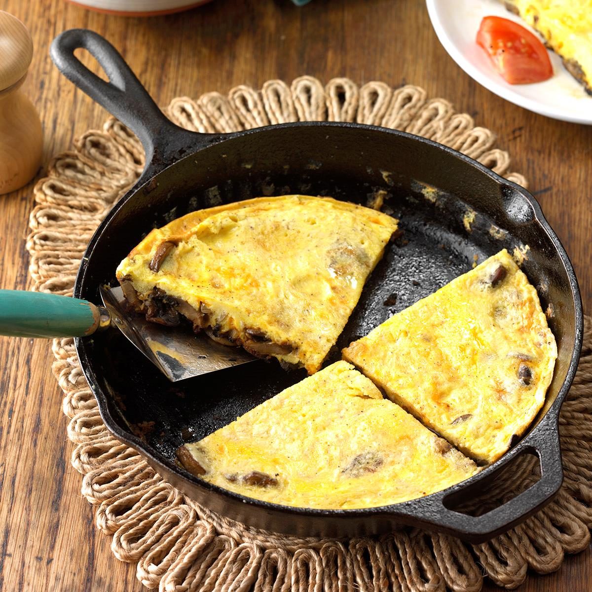 Caramelized Mushroom and Onion Frittata