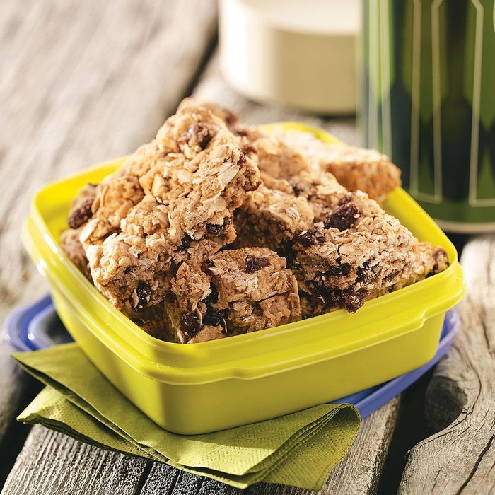 Cinnamon granola bars