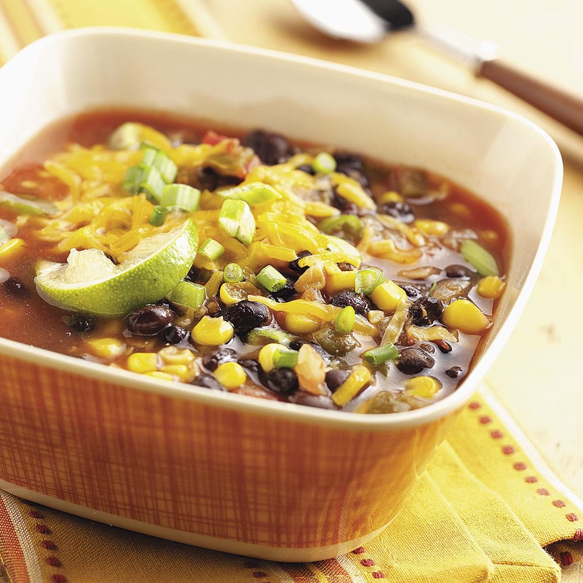 Bart’s Black Bean Soup for Two