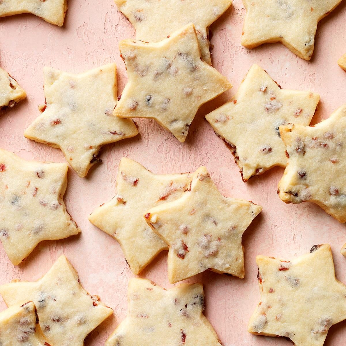 Cranberry Shortbread Stars