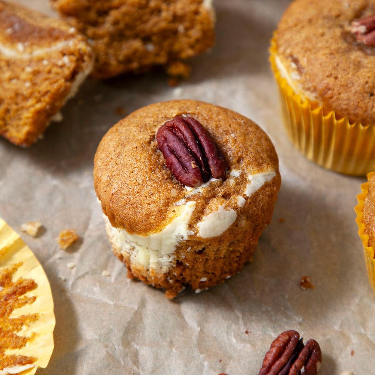 Pumpkin Cream Cheese Muffins