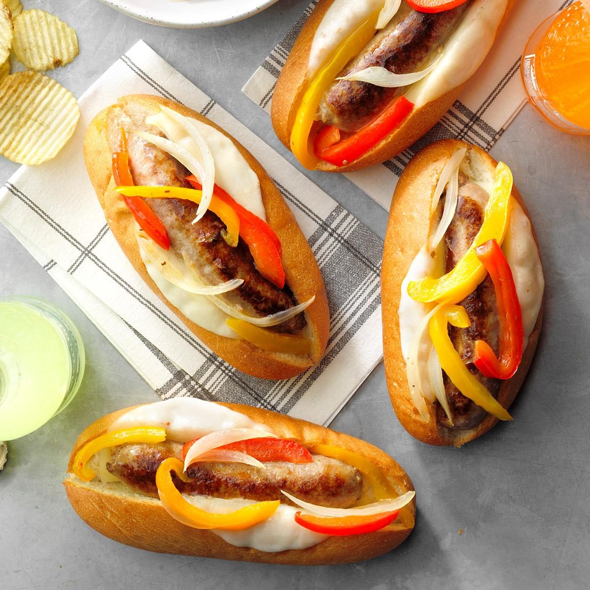 Italian Sausages with Provolone