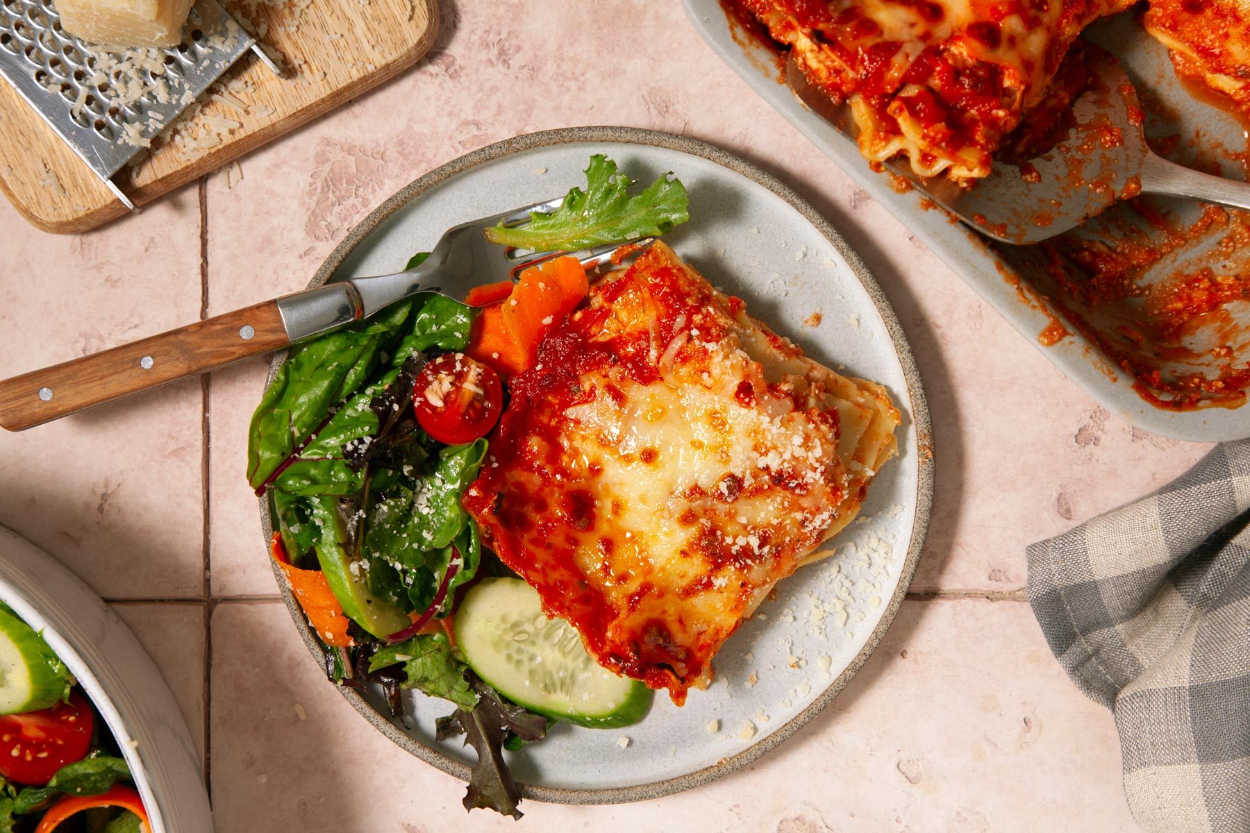 A Plate of Lazy Lasagna