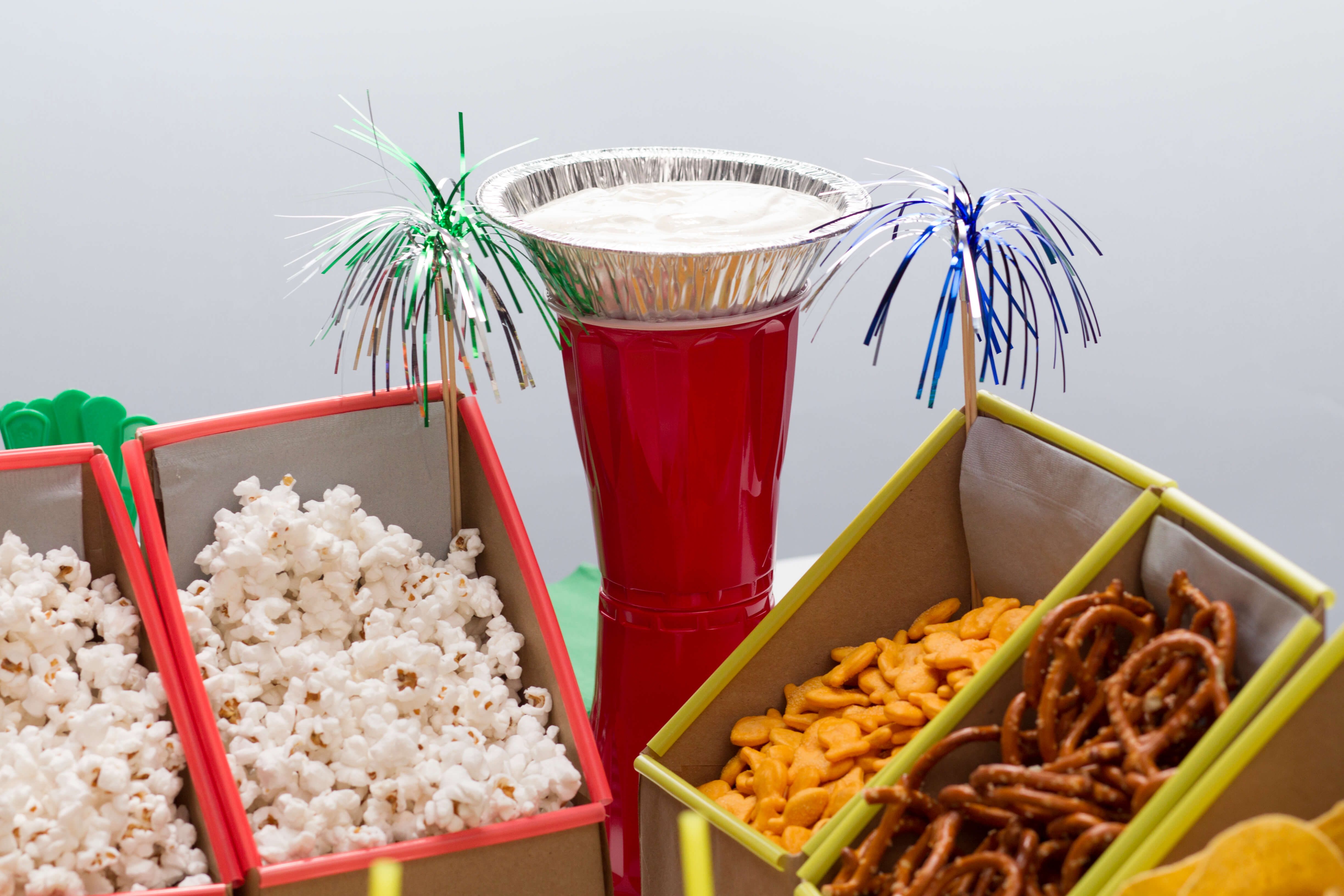 superbowl snack stadium towers