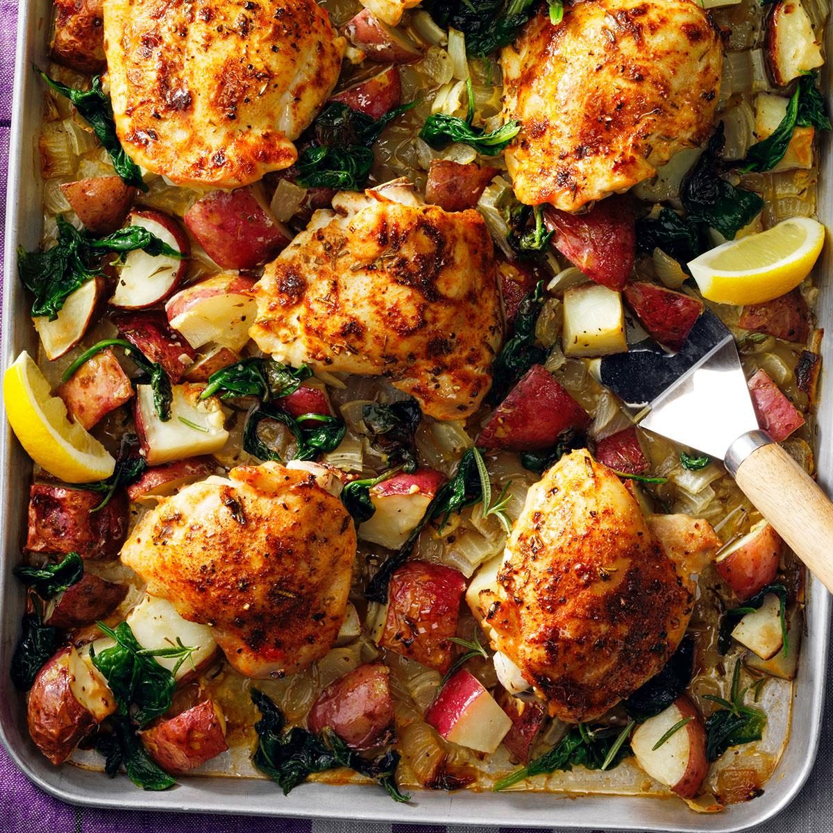 Sheet-Pan Chicken and Veggies