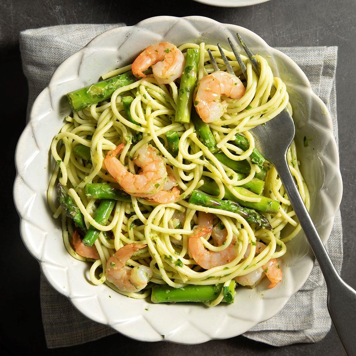 Pesto Shrimp Pasta