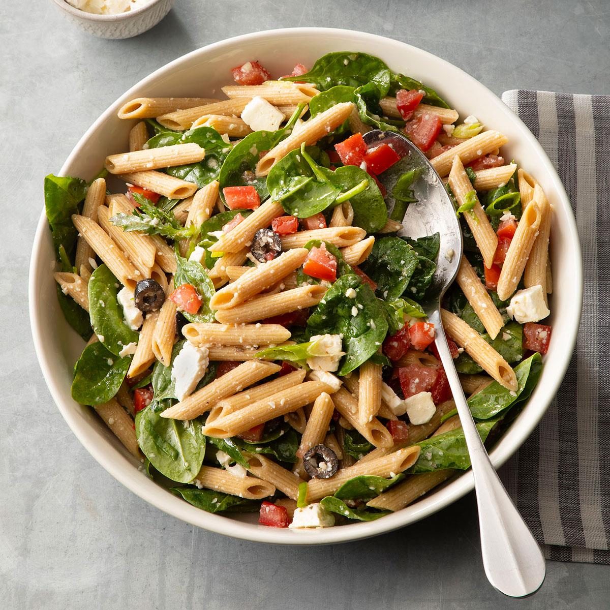 Spinach Pasta Salad
