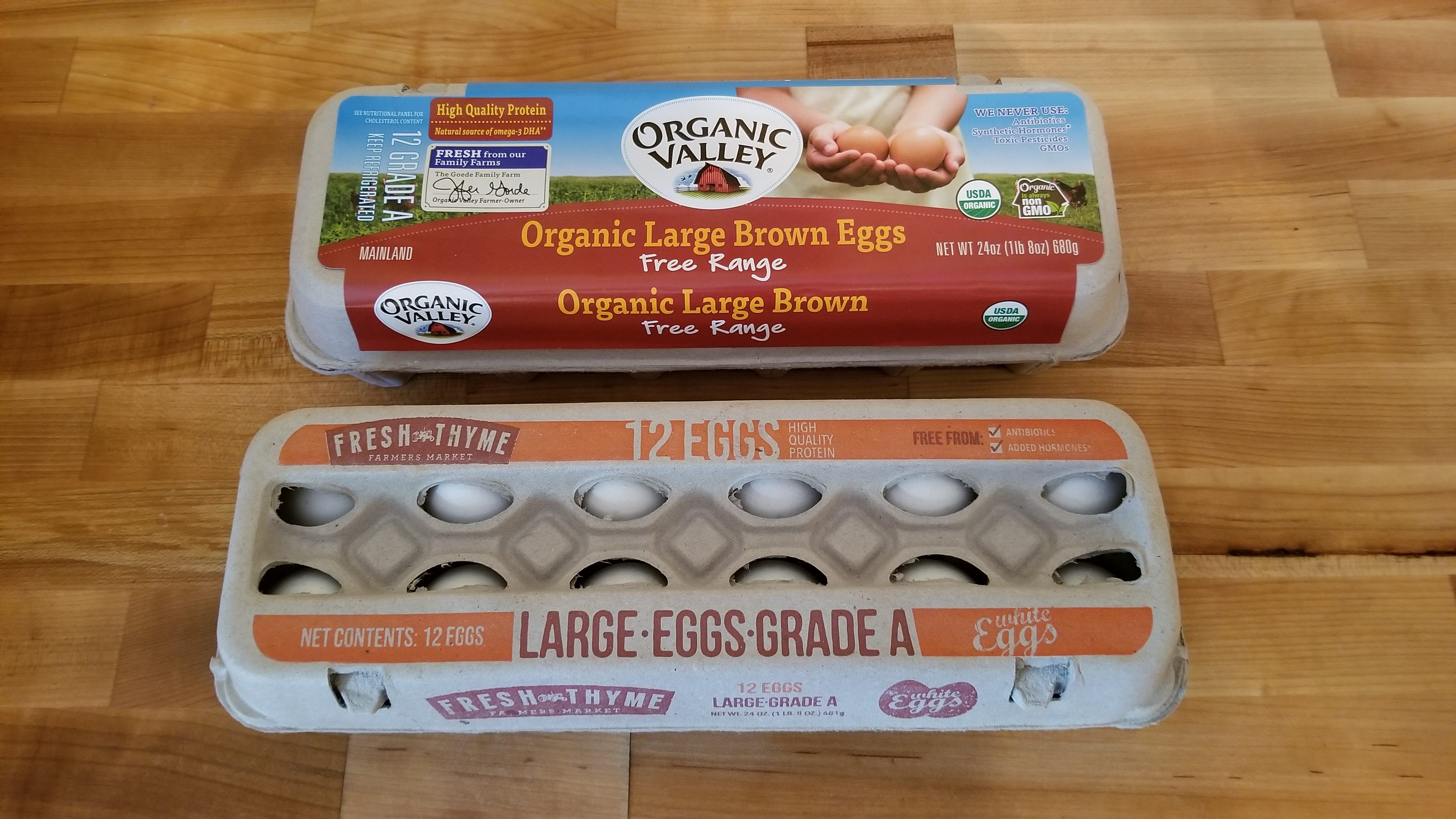 organic eggs