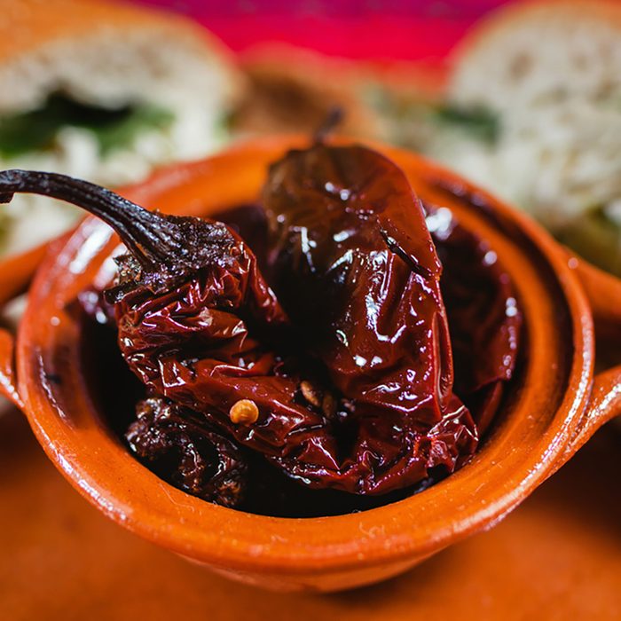 chiles chipotle mexican food