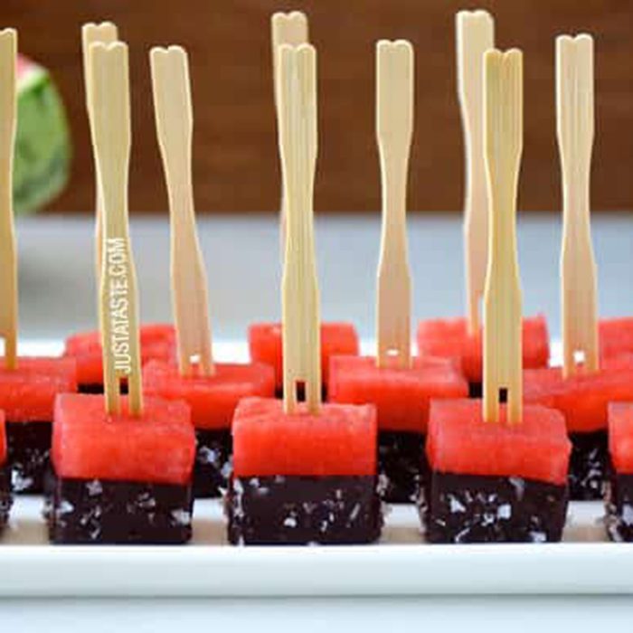 Chocolate-covered watermelon