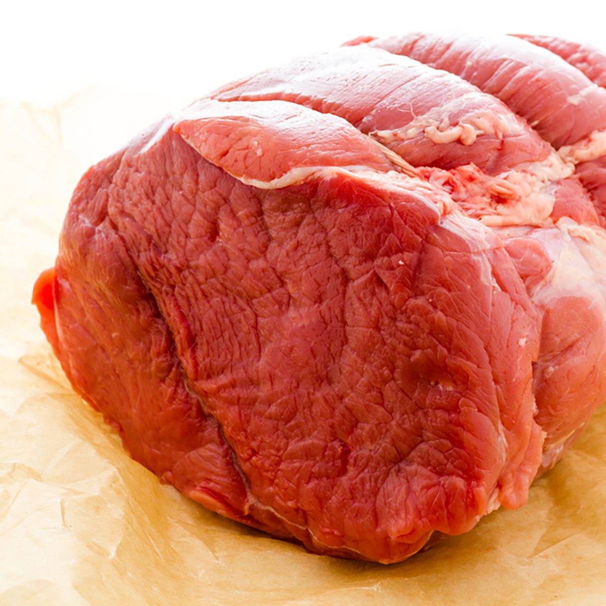 Local grass fed chuck roast ready for cooking.