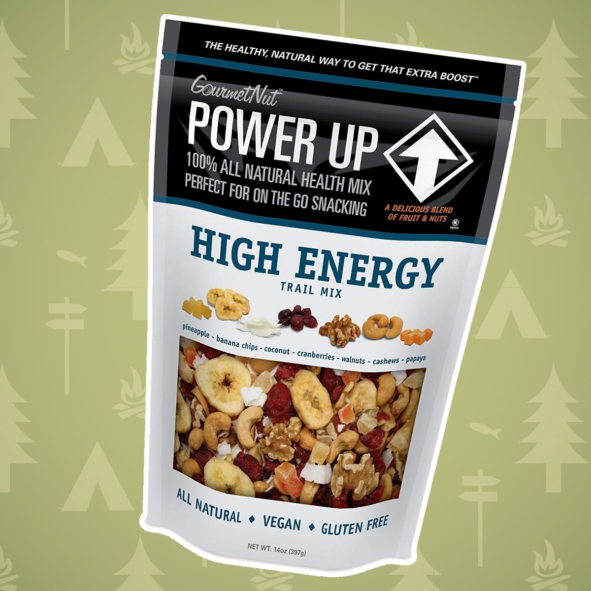 camping snacks, trail mix