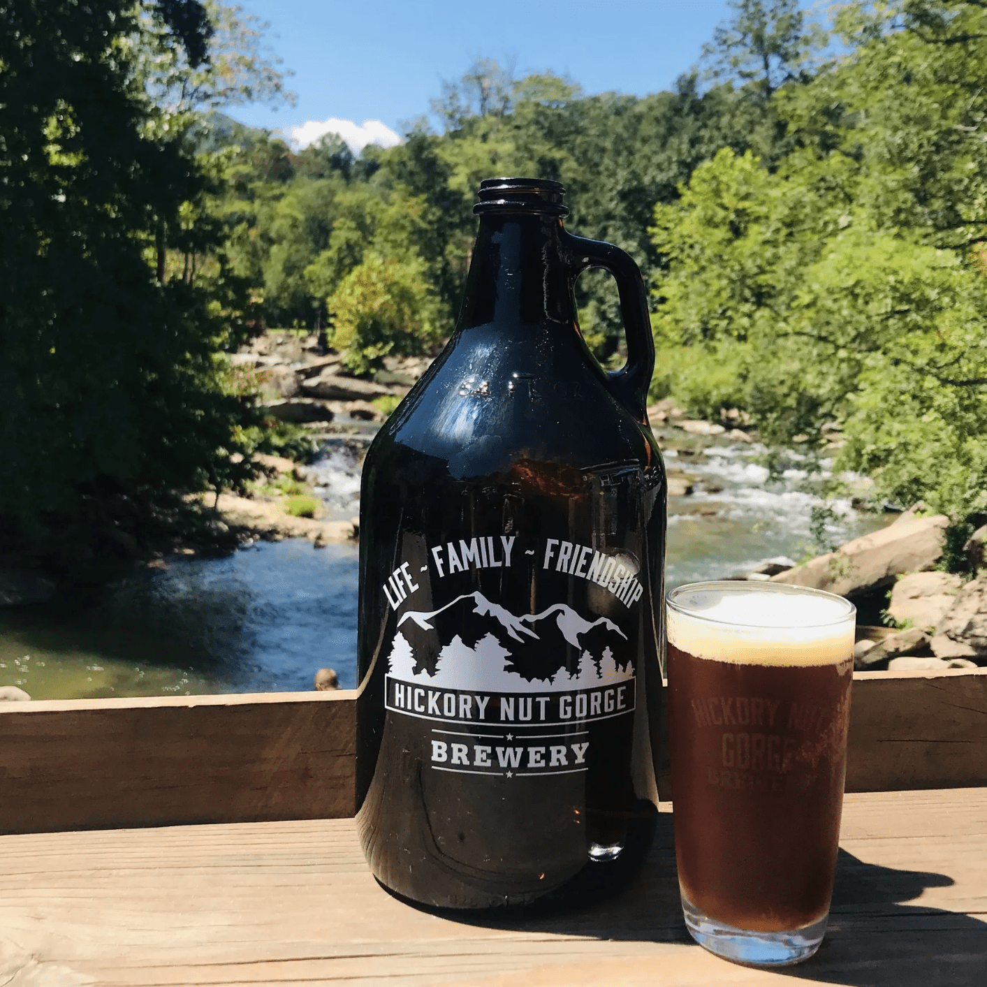 Hickory Nut Brewery In Chimney Rock Nc