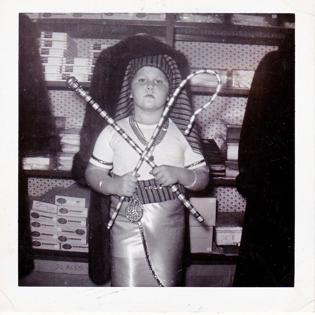 boy dressed as Egyptian pharaoh