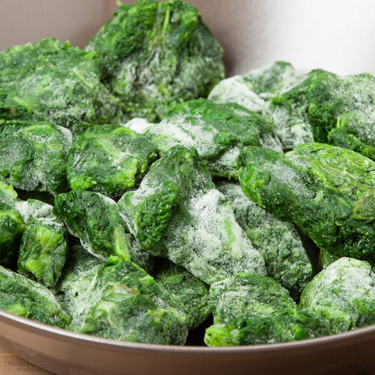 Frozen Spinach. 