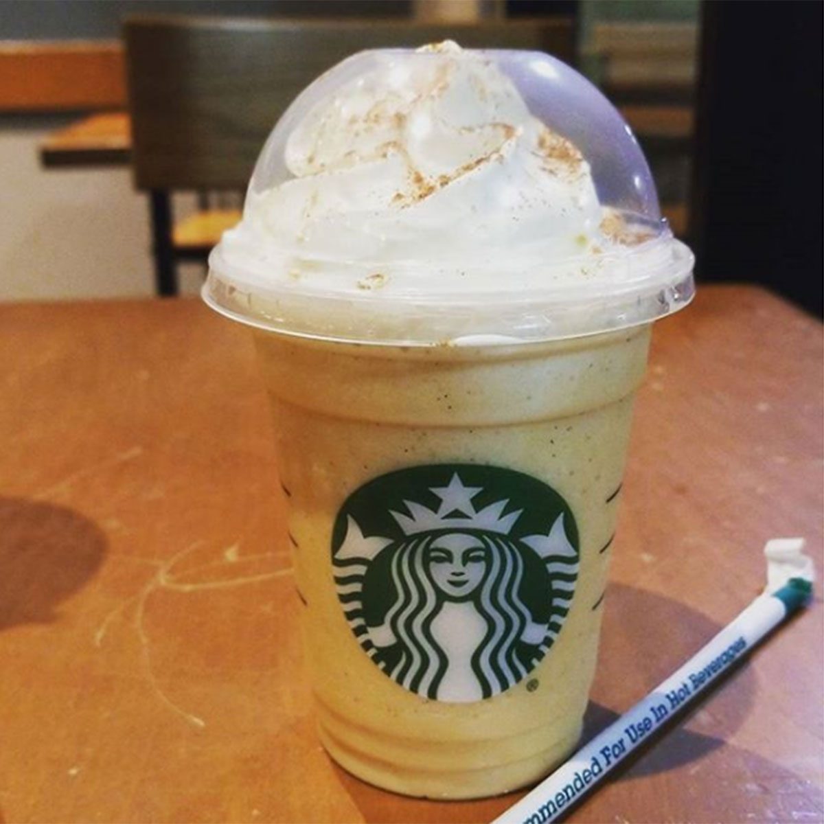 Pumpkin pie frappuccino