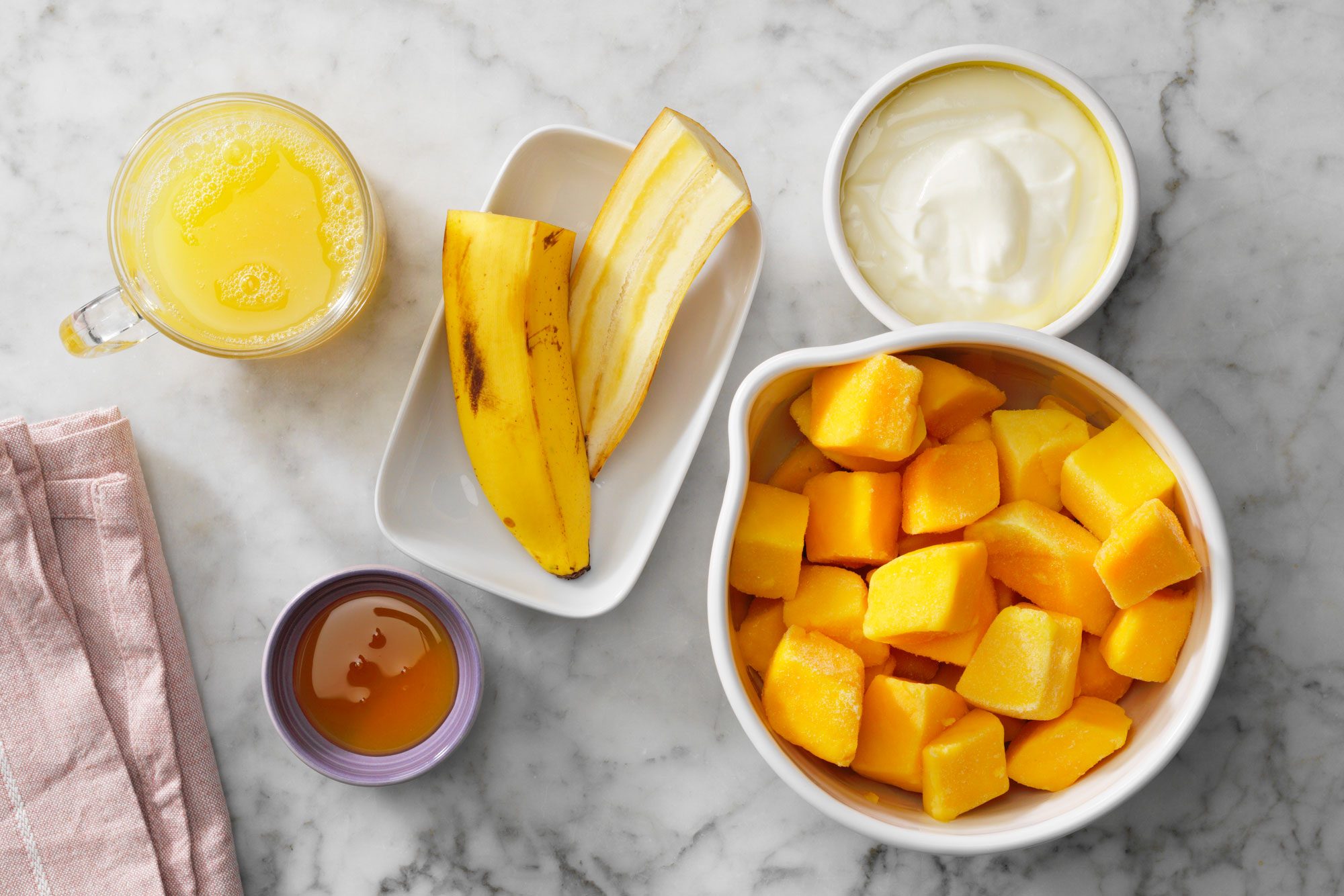 Mango Smoothies ingredients
