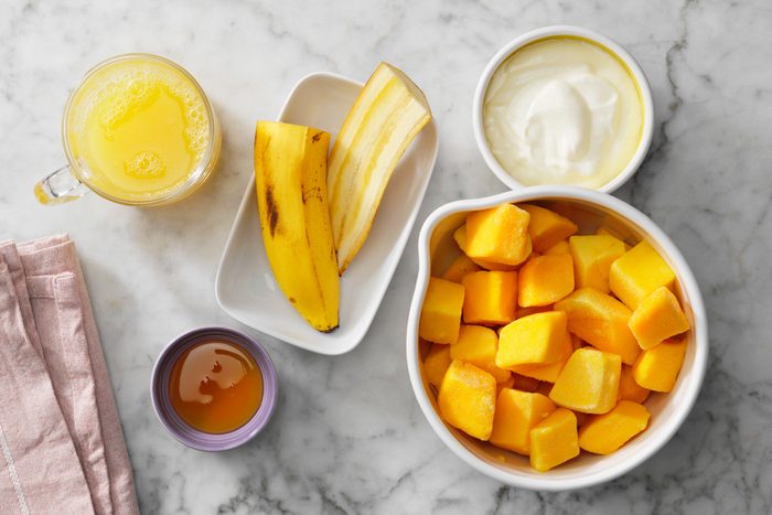 Mango Smoothies ingredients