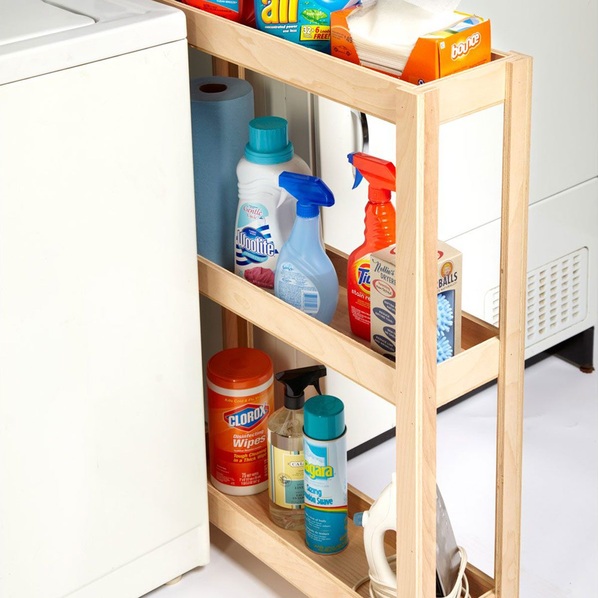 Skinny Laundry Room Cart
