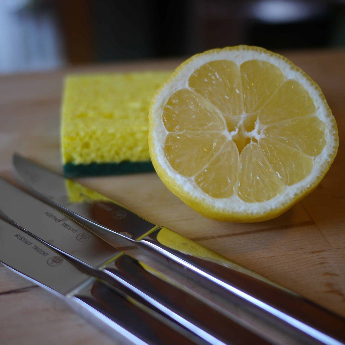 Lemon and silverware
