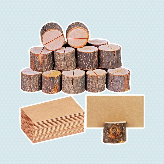 Rustic Wood Card Holders