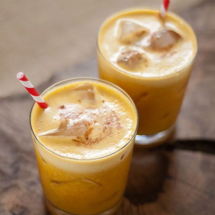 Pumpkin pineapple cocktails