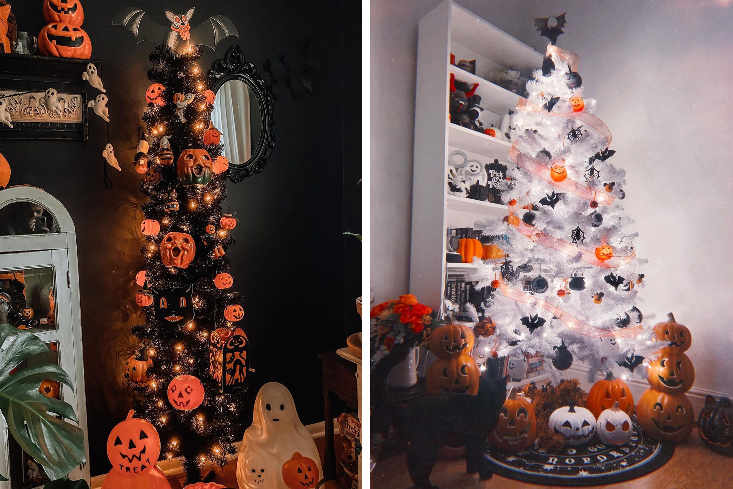 A Halloween Christmas Tree Is the Spooky Decoration You Didn’t Know You Needed
