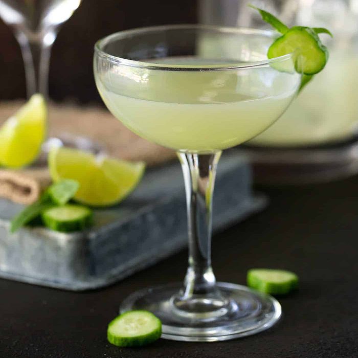 Cucumber Vodka Gimlet