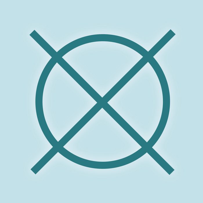 Washing symbol: Do not dry clean