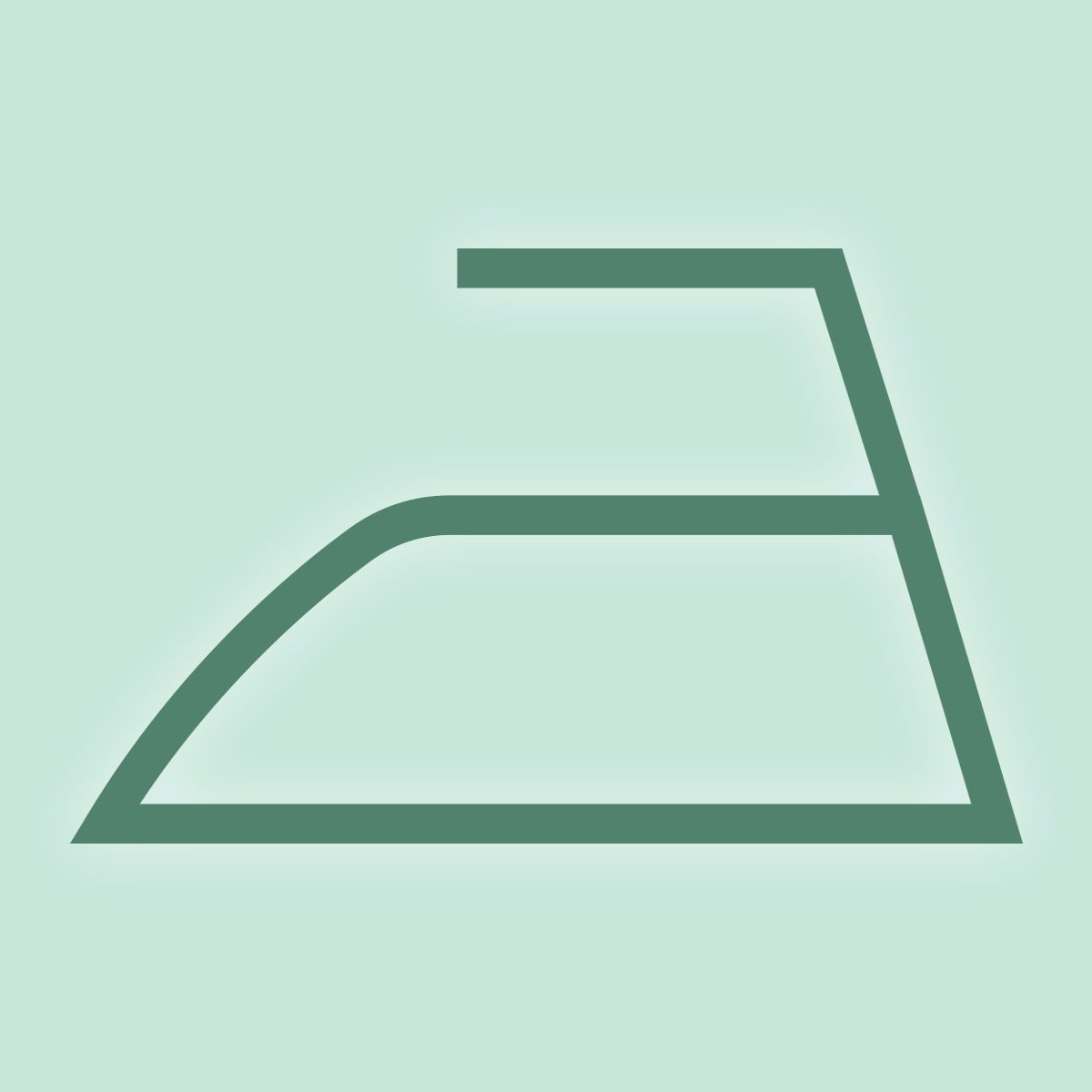 Washing symbol: Iron or steam