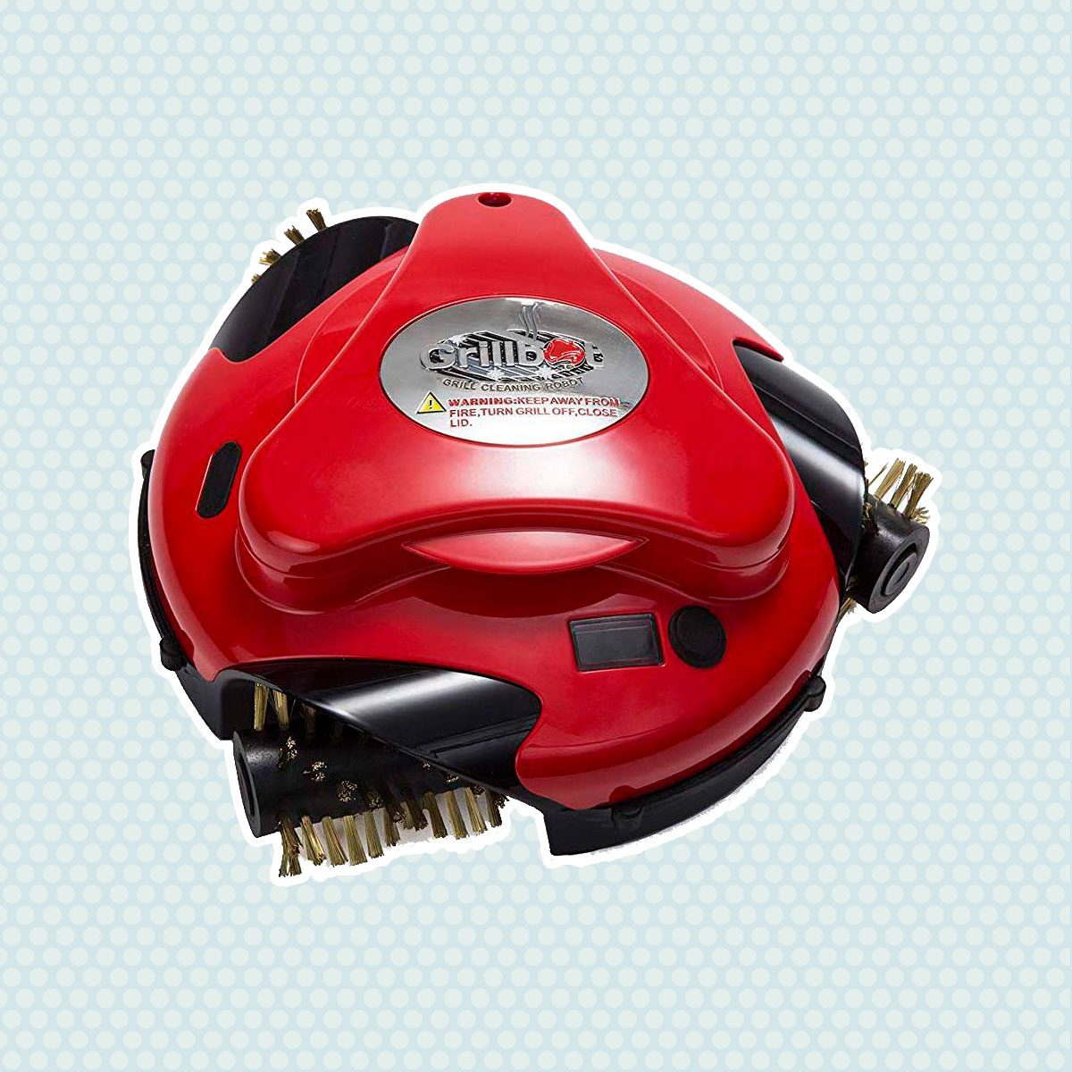 Grillbot Automatic Grill Cleaning Robot with Brass Brushes