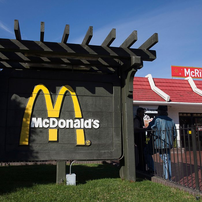 SAN FRANCISCO, CA - NOVEMBER 03: A McRib sign is seen at a McDonald
