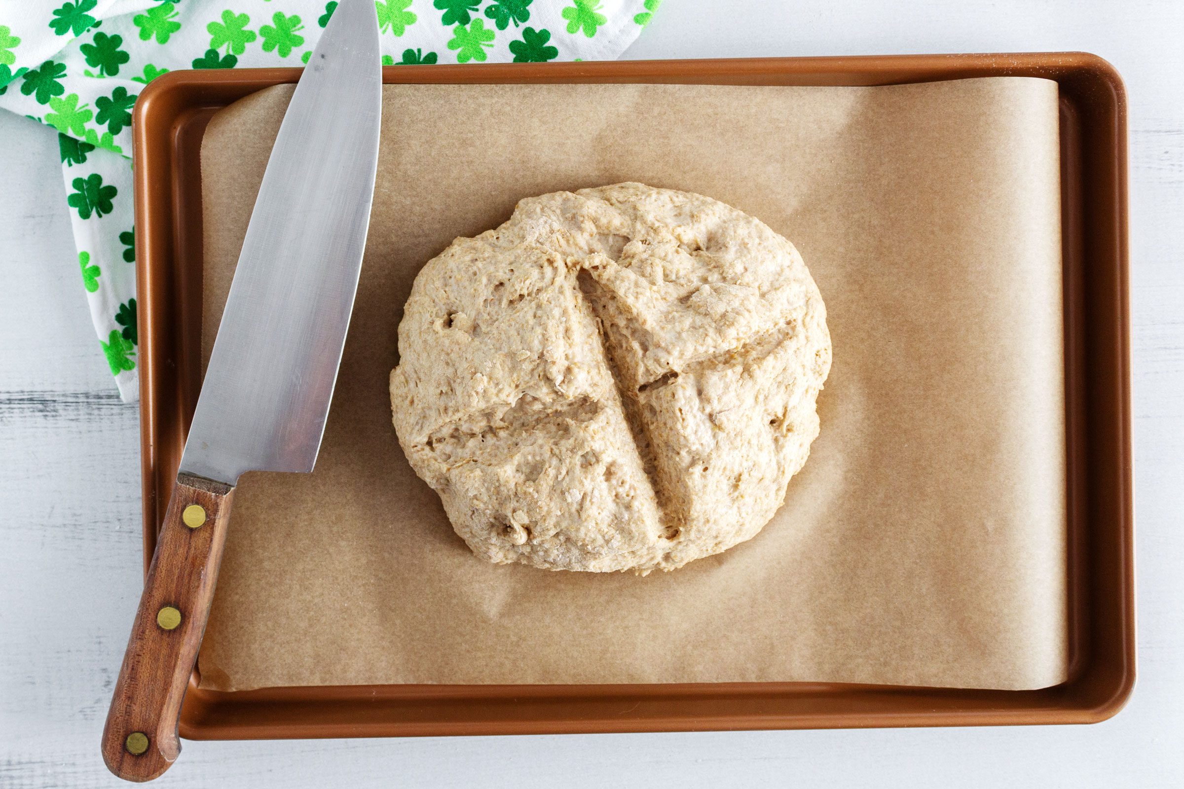 Irish Brown Bread dough