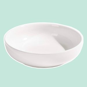 LE TAUCI Pasta Bowls Ceramic Salad Bowl, Large Serving Bowl Set 45 Ounce - Set of 4, White