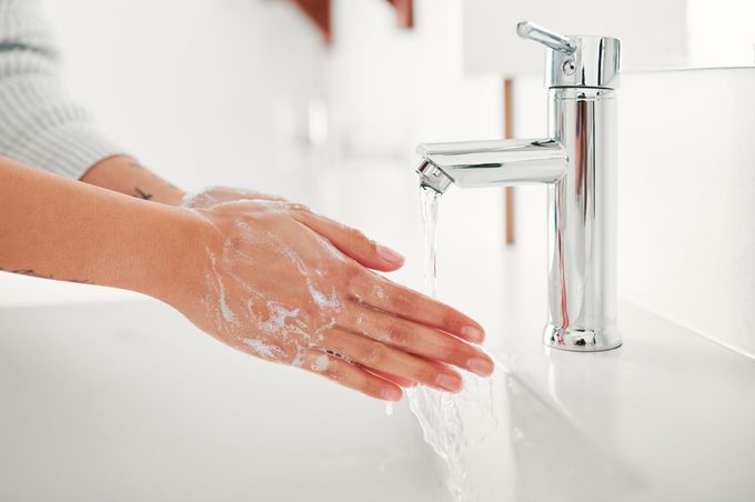 Wash your hands regularly to keep the germs away