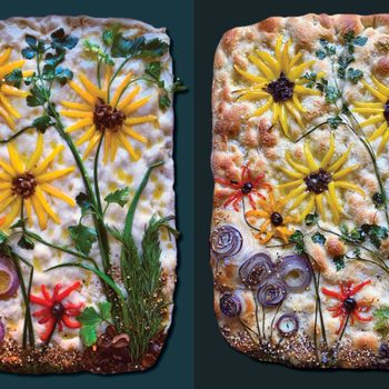 focaccia sunflower