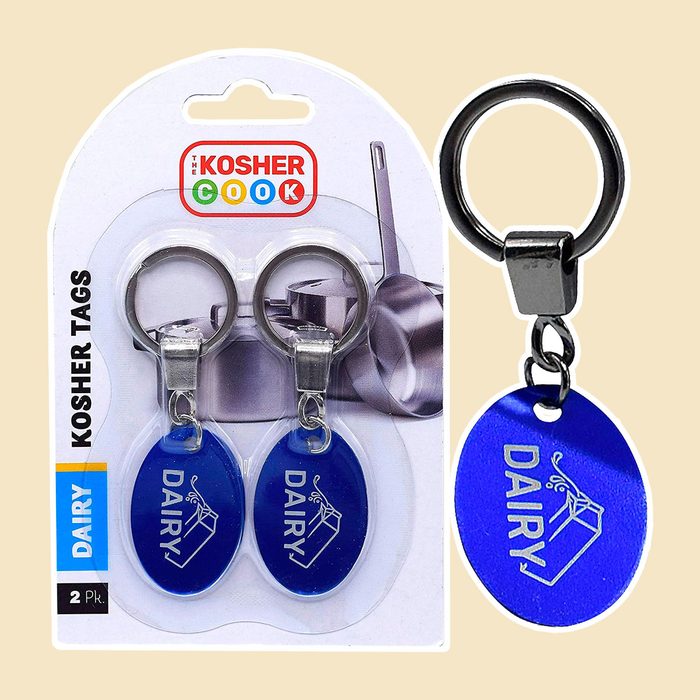 The Kosher Cook Dairy Blue Key Rings