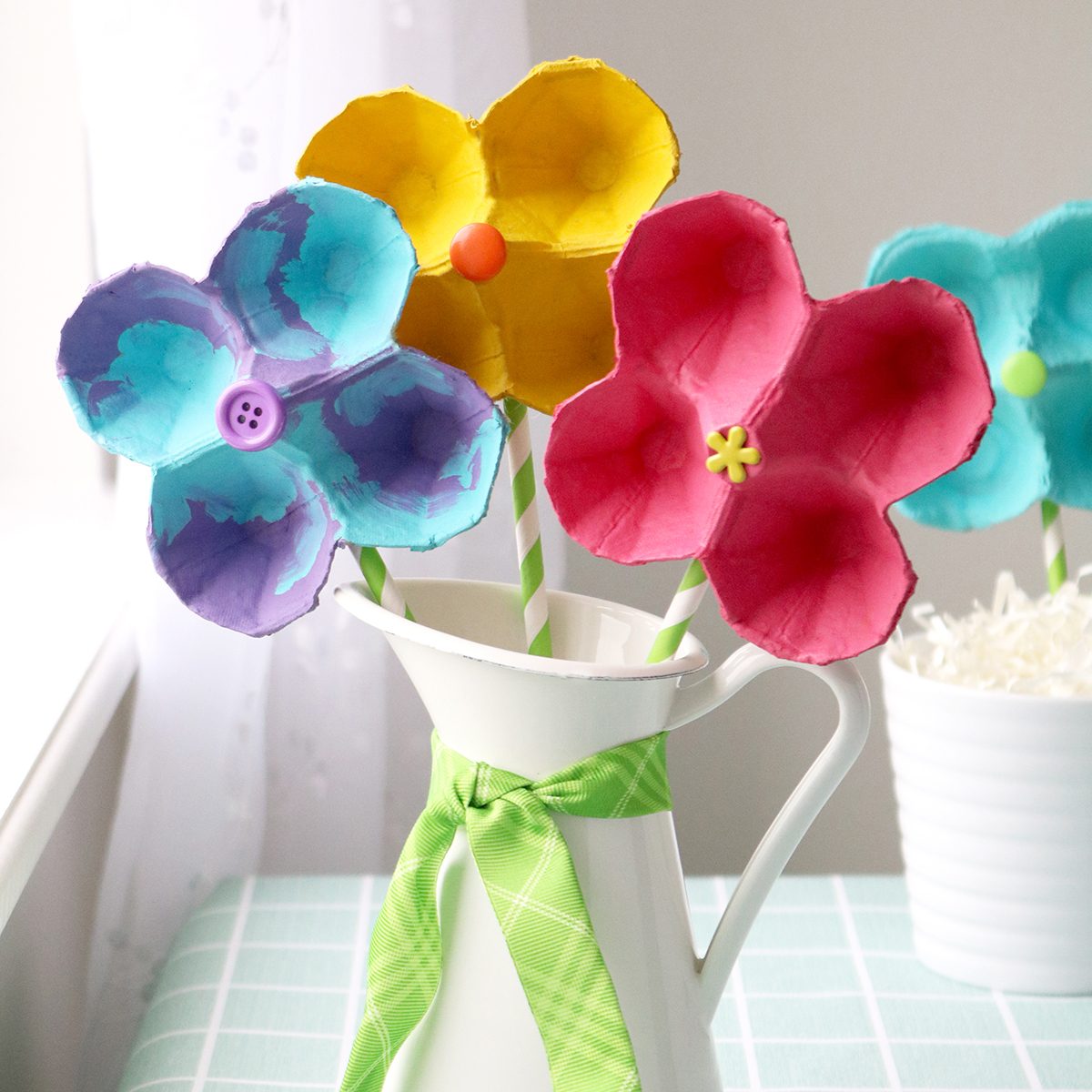 Egg Carton Flowers
