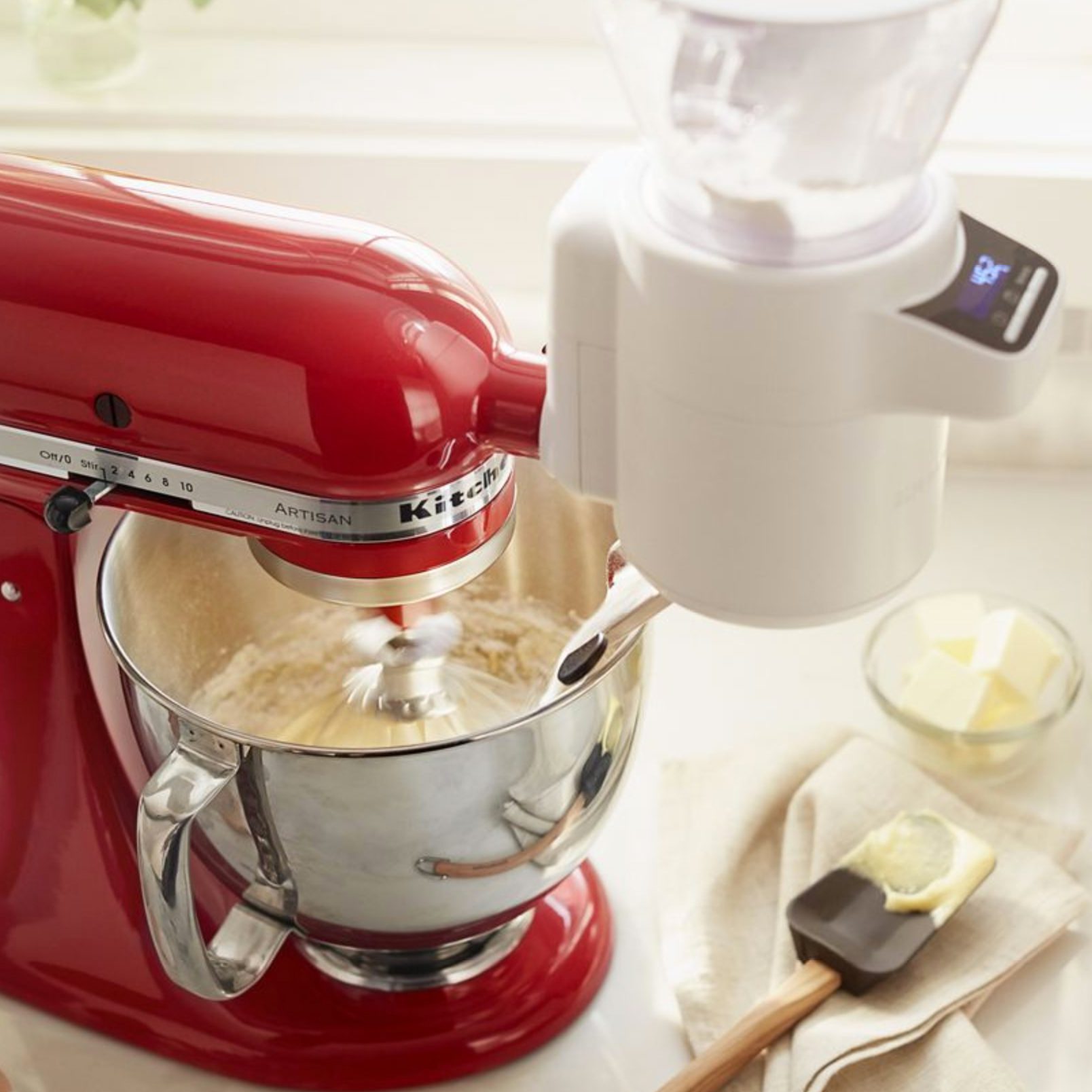 Stand Mixer Sifter + Scale Attachment