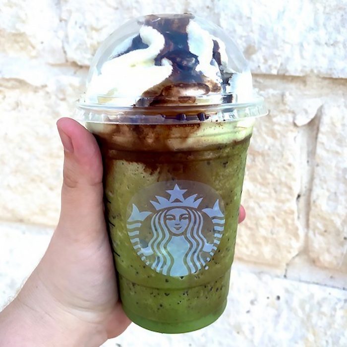 FRANKENSTEIN FRAPPUCCINO FROM STARBUCKS square crop