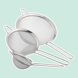 Stainless Steel Strainer-Sifter, Set of 3
