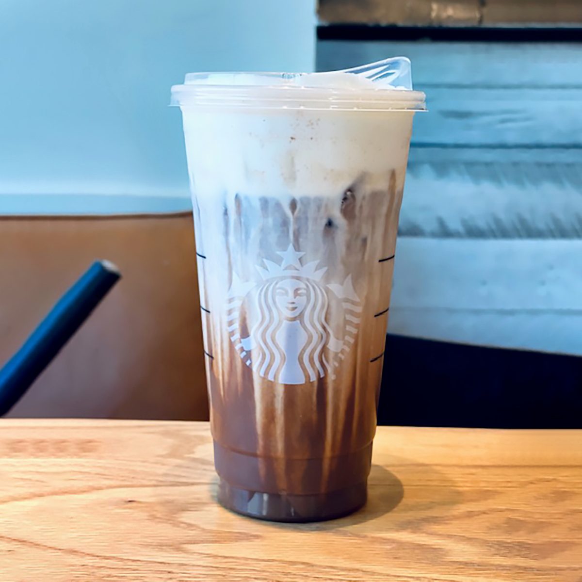 WEDNESDAY ADDAMS DRINK FROM STARBUCKS