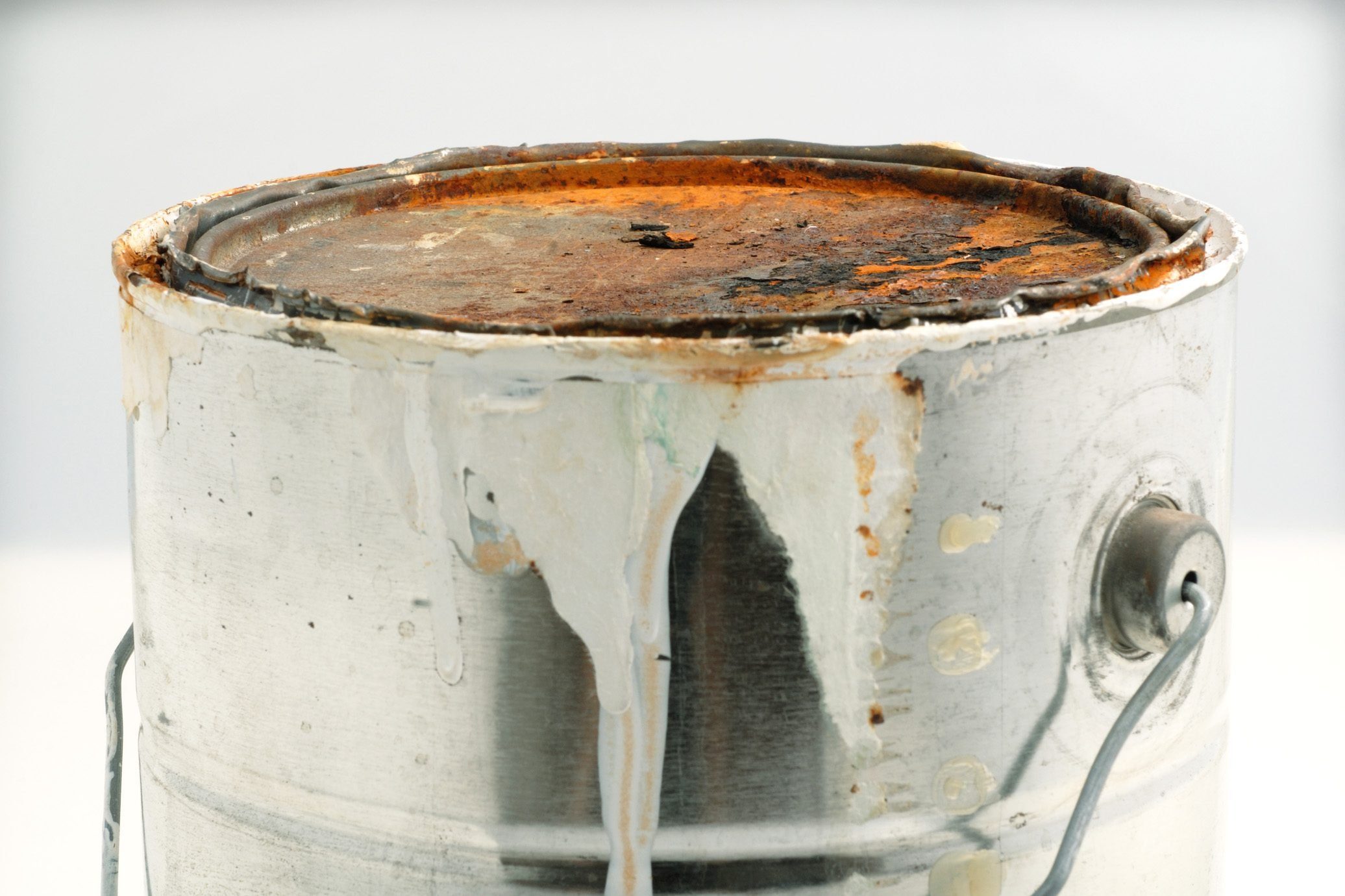 Rusty and old Paint Can