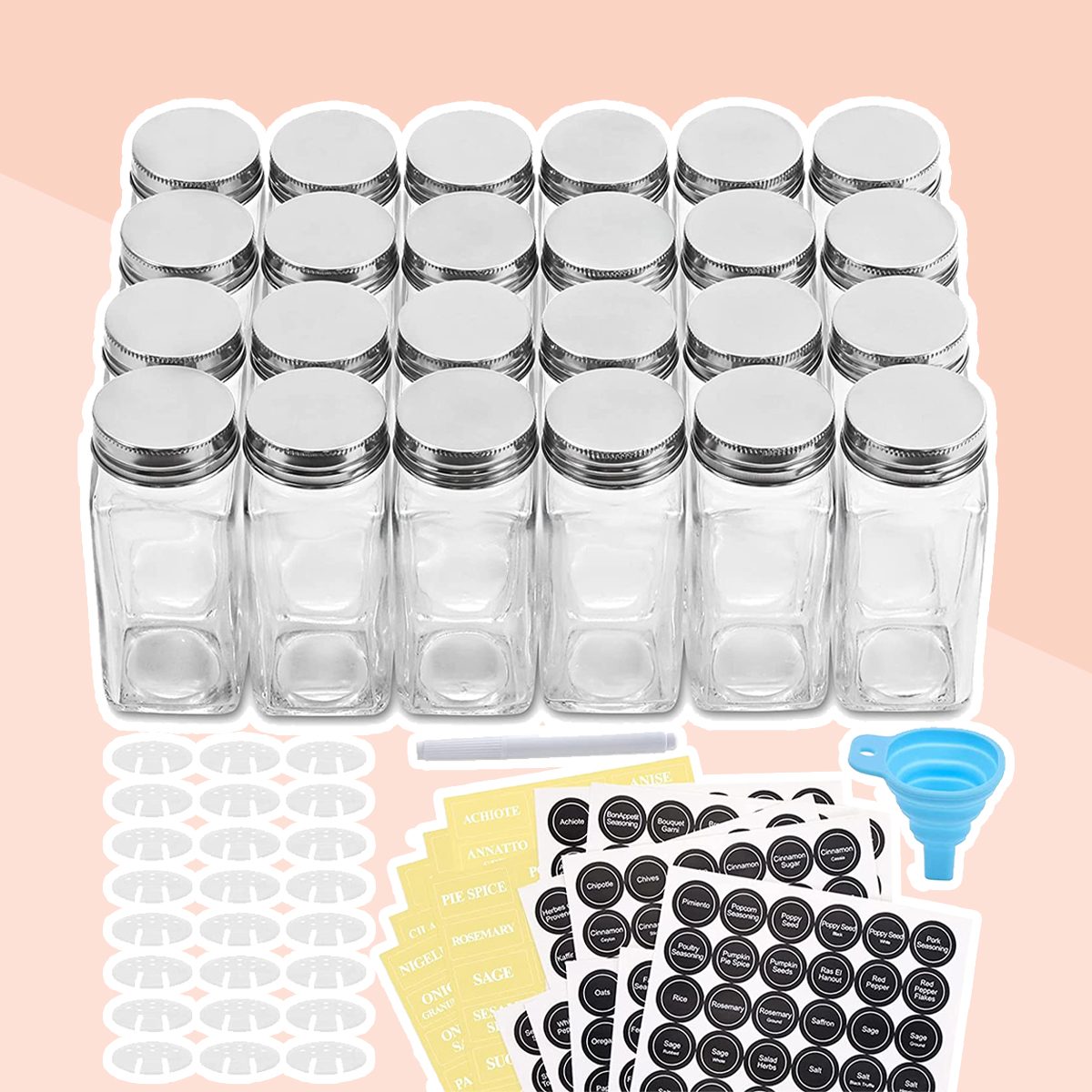 Matching Spice Jars