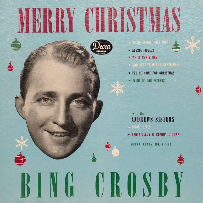 SANTA FE, NM - DECEMBER 30, 2017: A copy of singer Bing Crosby
