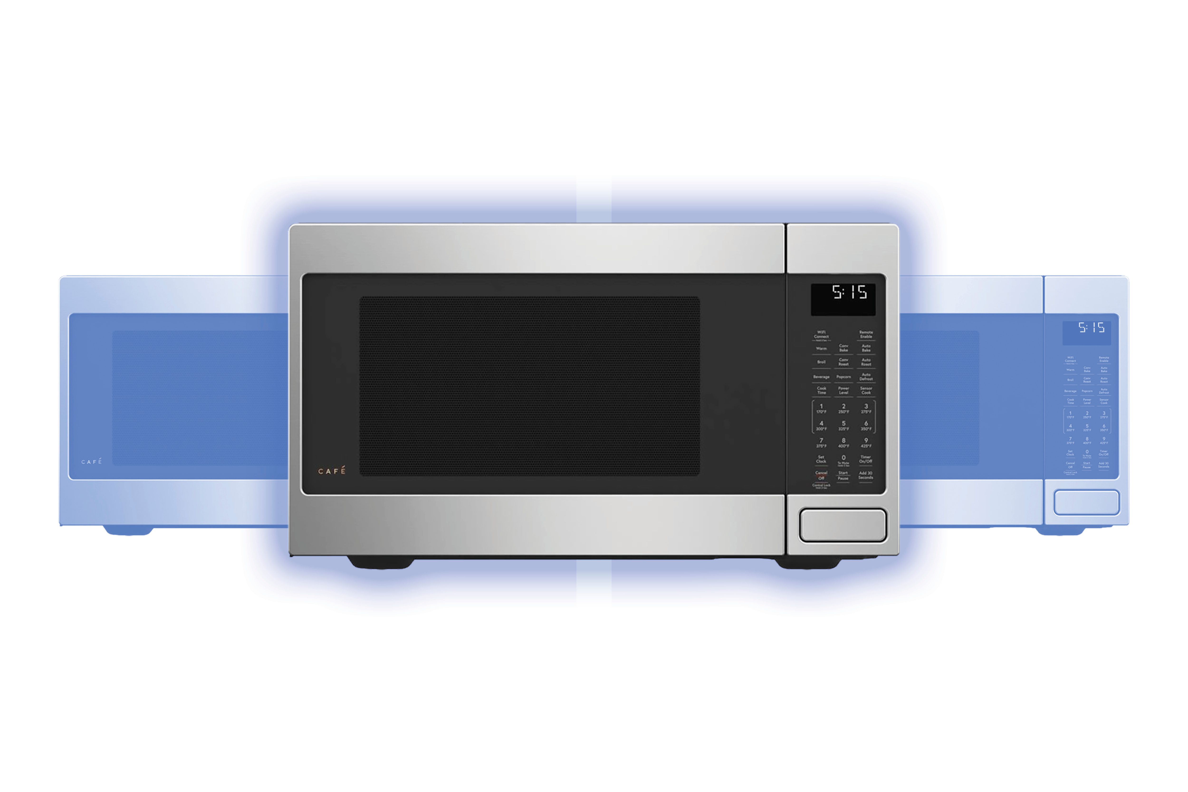 1.5 cu. ft. Smart Countertop Convection Microwave Oven in Stainless Steel with Sensor Cooking