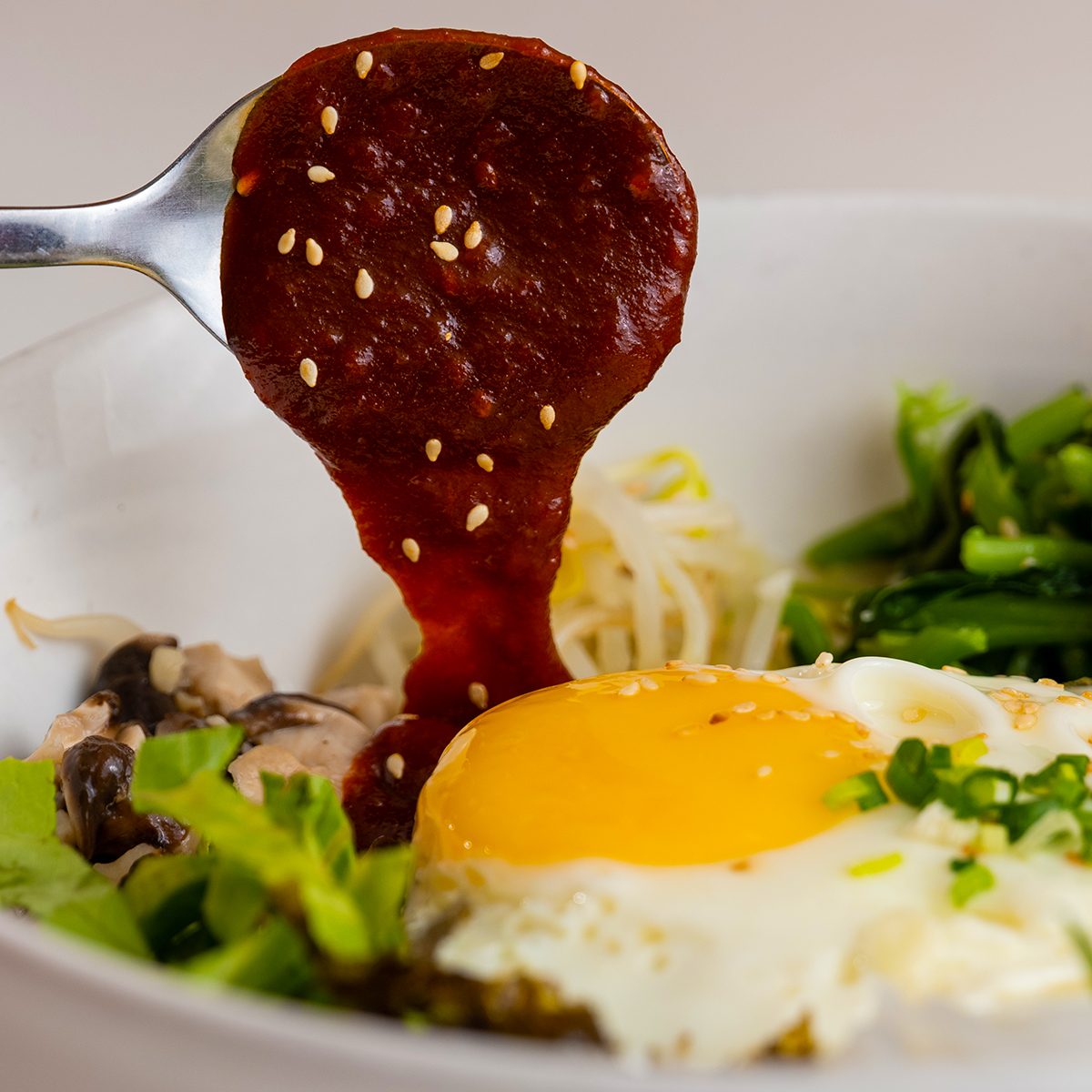 Bibimbap Korean Mixed Rice Bowl With Gochujang