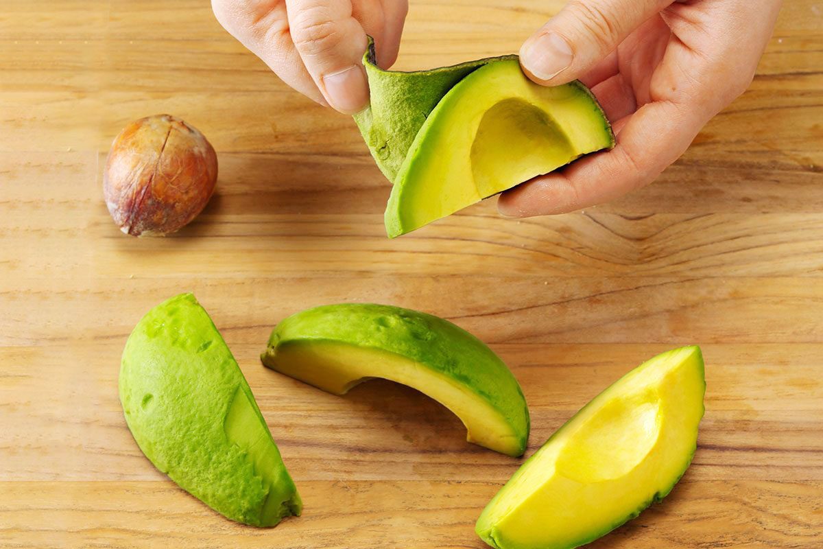 peel avocado