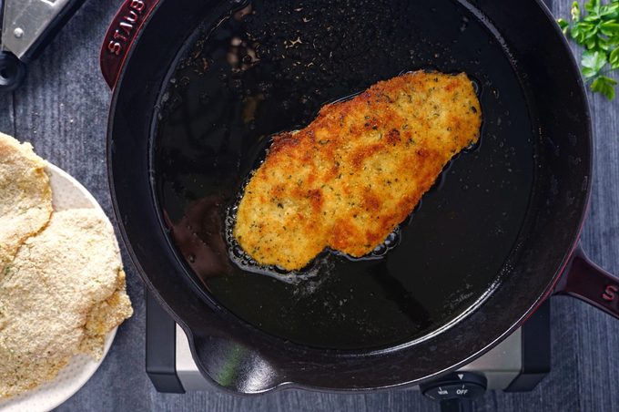 pan frying chicken bellagio